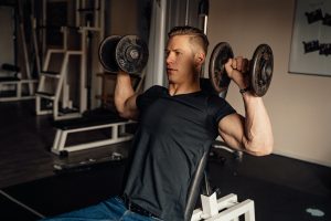 Seated Arnold press