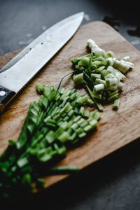 chopped Leeks