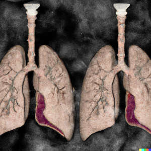 lungs with bronchitis